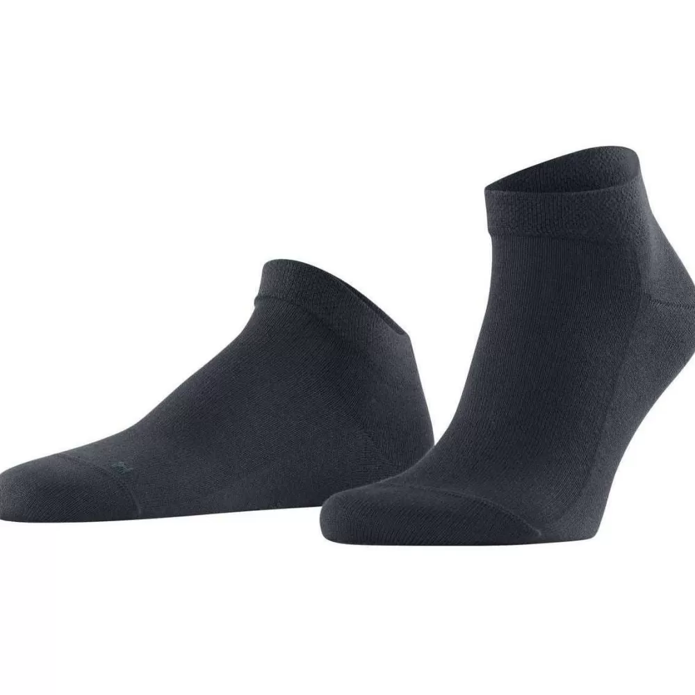 Falke Men's Socks^Navy Sensitive London Sneaker Socks