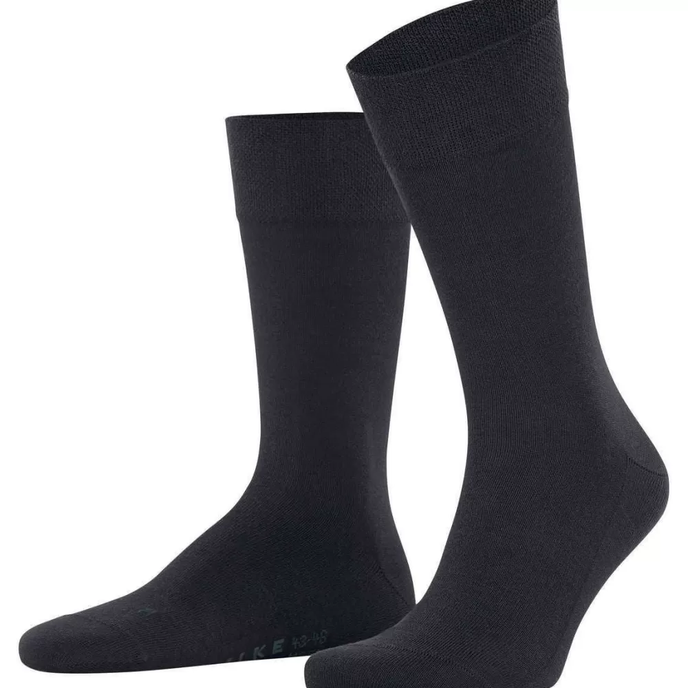 Falke Men's Socks^Navy Sensitive New York Socks