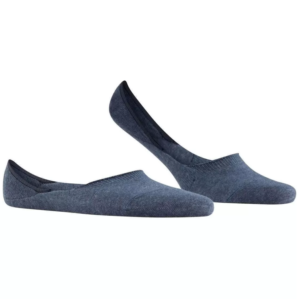 Falke Men's Socks^Navy Step Medium Cut No Show Socks