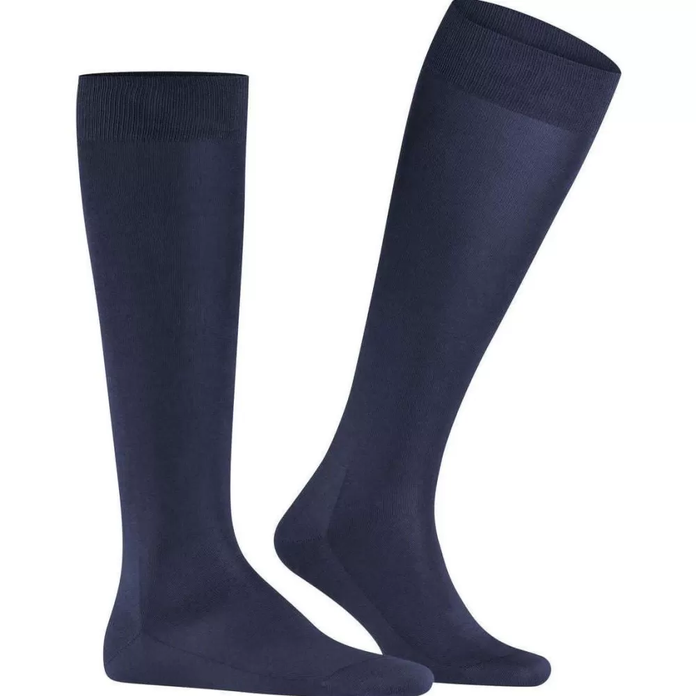 Falke Men's Socks^Navy Tiago Knee High Socks