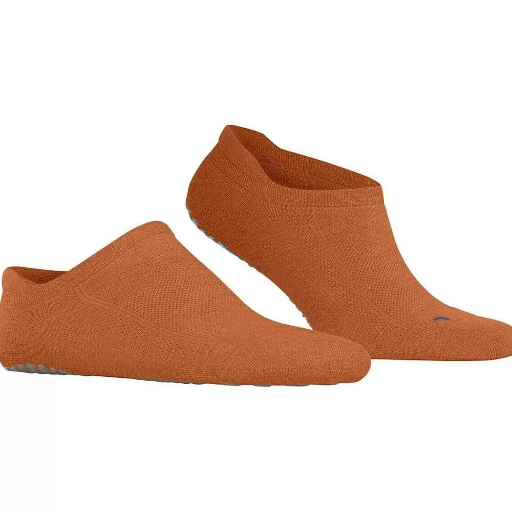 Falke Men's Socks^Orange Cool Kick Printed Sole Sneaker Socks