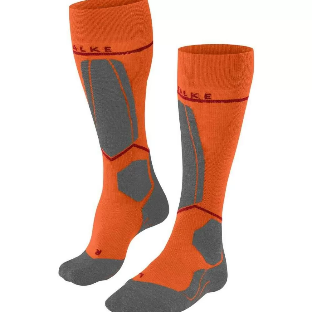 Falke Men's Socks^Orange Sk4 Advanced Energizing Compression Light Socks