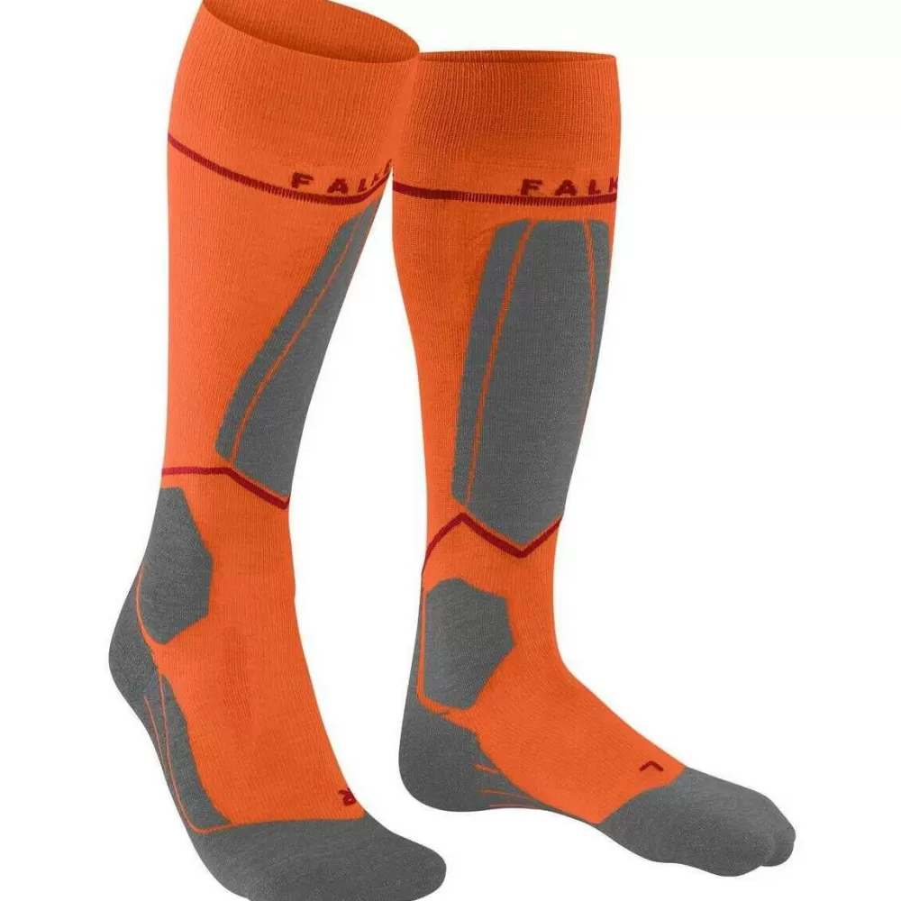 Falke Men's Socks^Orange Sk4 Advanced Energizing Compression Light Socks