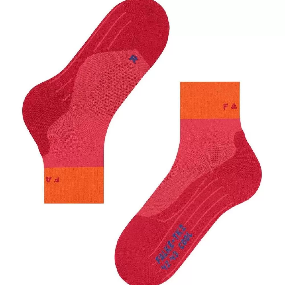 Falke Women's Socks^Orange Tk2 Explore Cool Short Socks