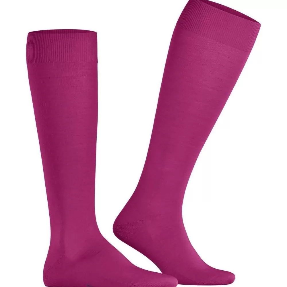 Falke Men's Socks^Pink Climawool Knee High Socks