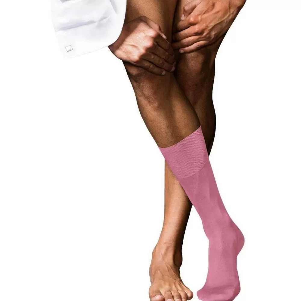Falke Men's Socks^Pink No 9 Pure Fil D´Ecosse Socks