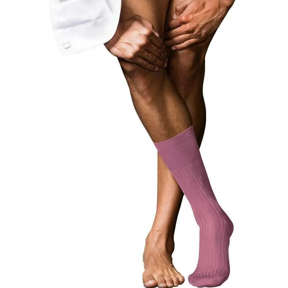 Falke Men's Socks^Pink No 10 Pure Fil D´Ecosse Socks