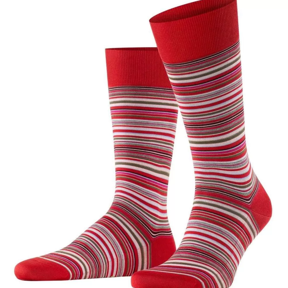 Falke Men's Socks^Red Microblock Socks