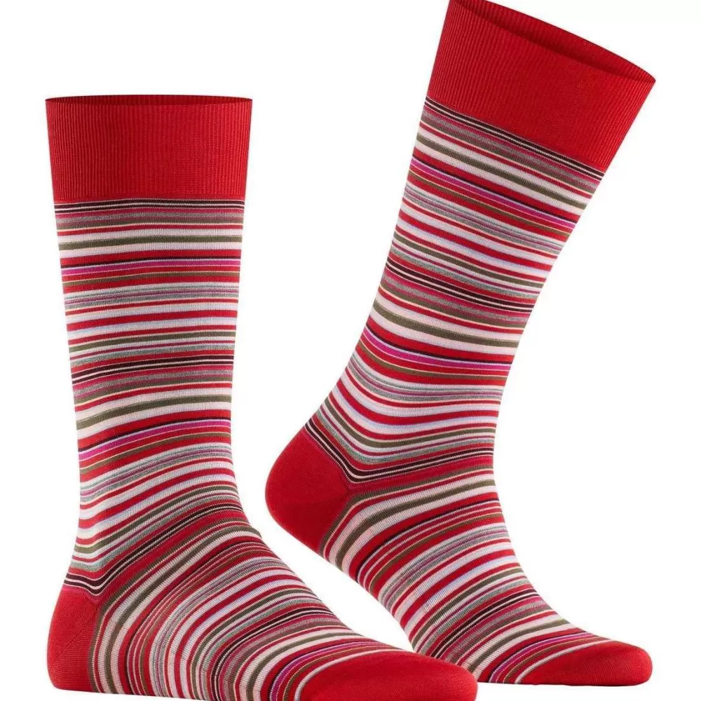 Falke Men's Socks^Red Microblock Socks