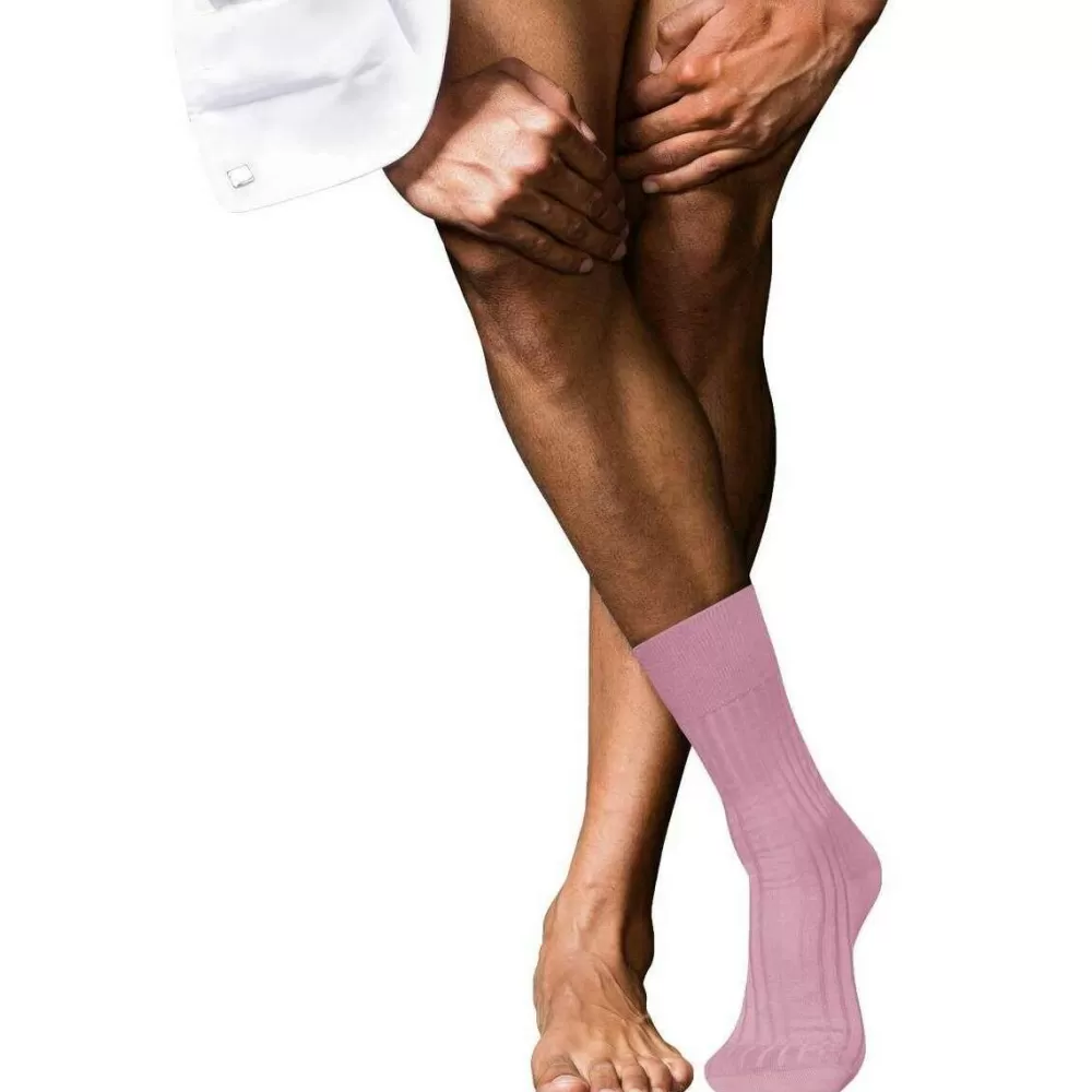 Falke Men's Socks^Red No 13 Finest Piuma Cotton Socks