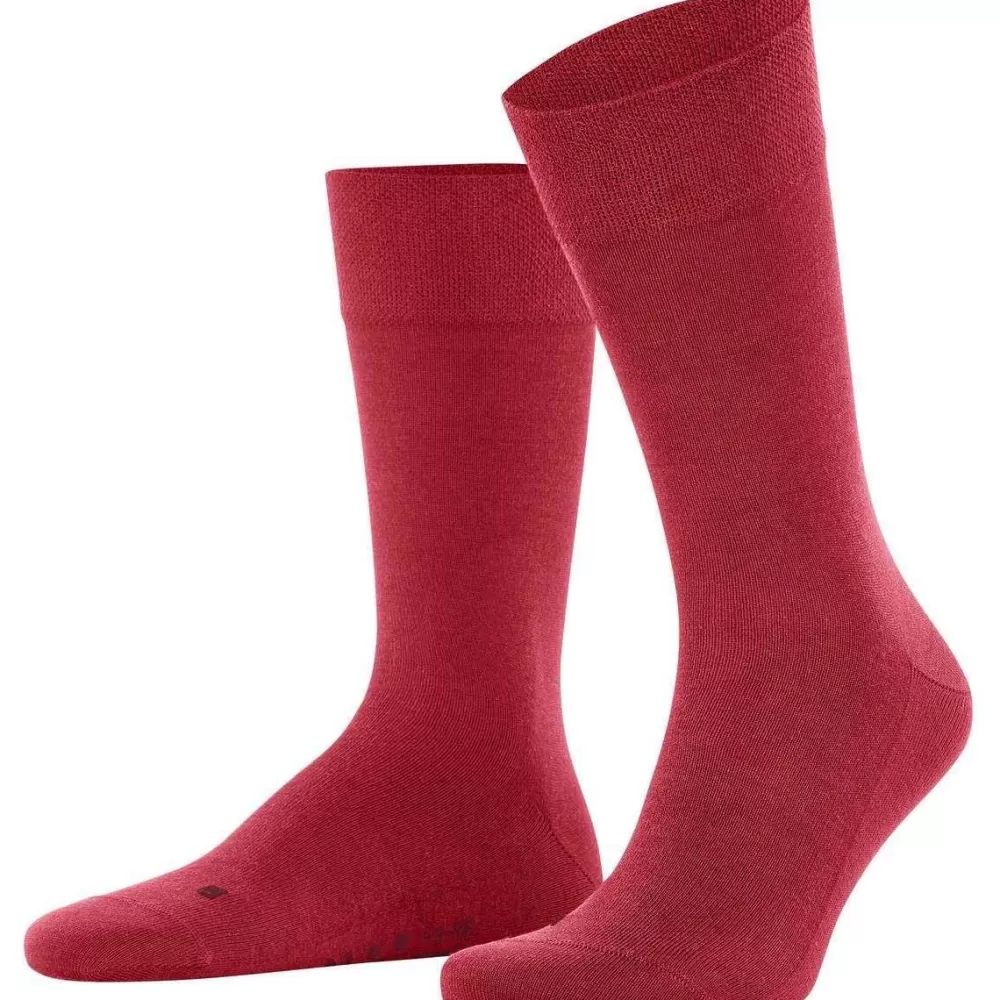 Falke Men's Socks^Red Sensitive New York Socks