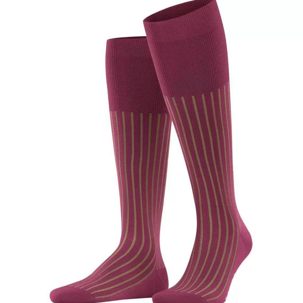 Falke Men's Socks^Red Shadow Knee High Socks