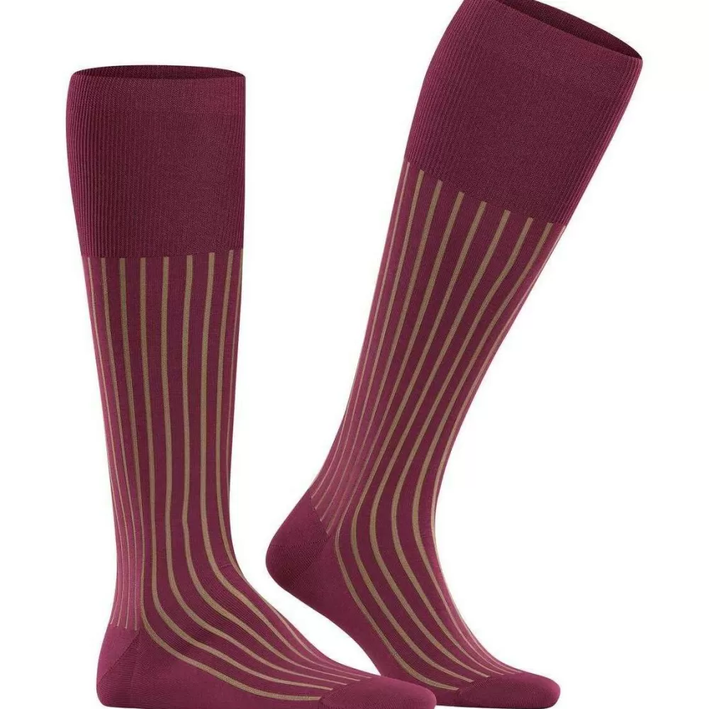 Falke Men's Socks^Red Shadow Knee High Socks