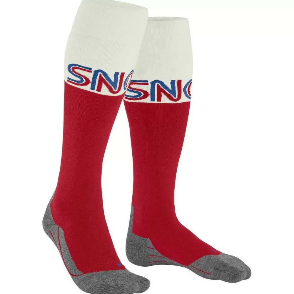Falke Men's Socks^Red Sk4 Advance Skiing Knee High Socks
