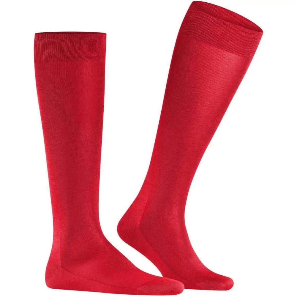 Falke Men's Socks^Red Tiago Knee High Socks