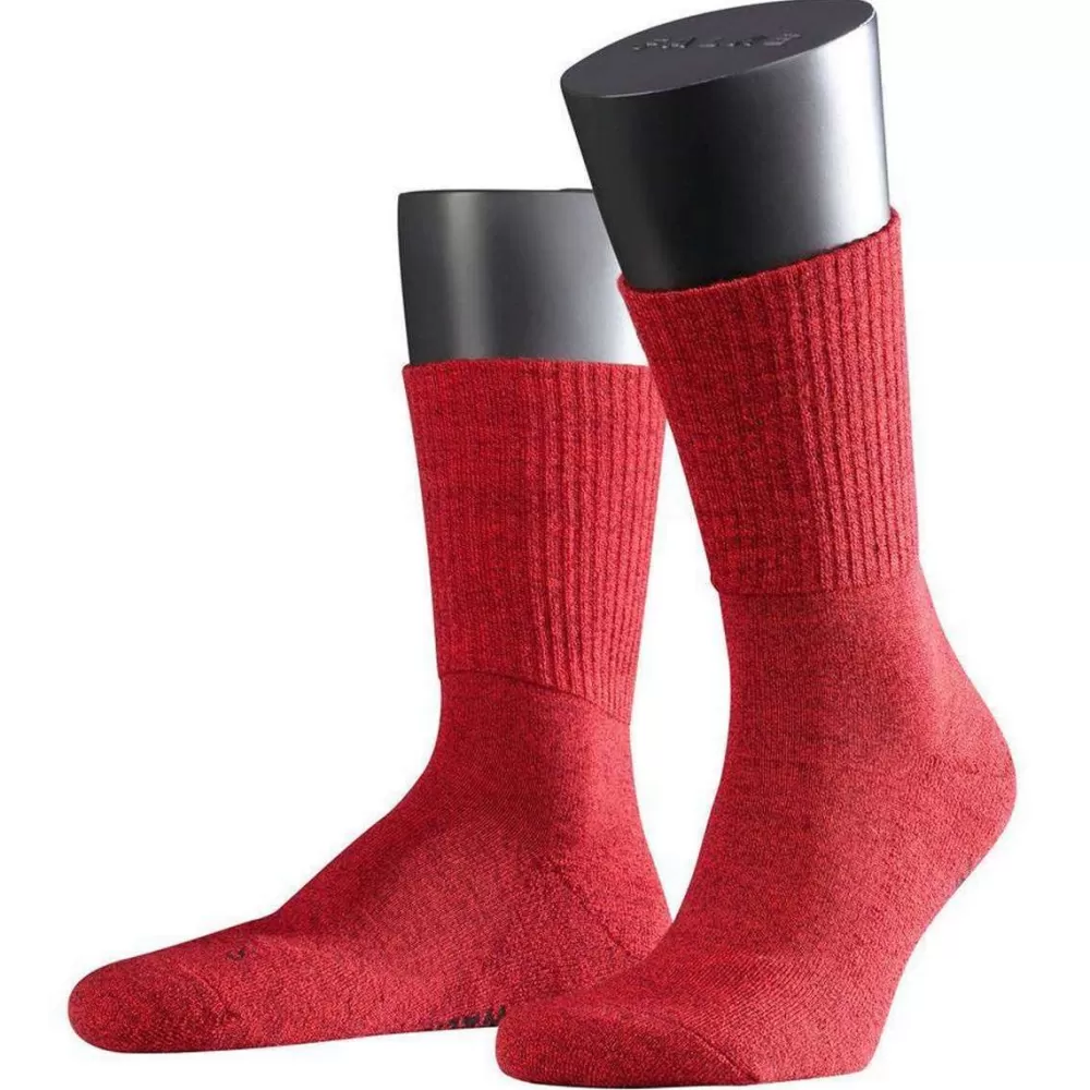 Falke Men's Socks^Red Walkie Light Midcalf Socks