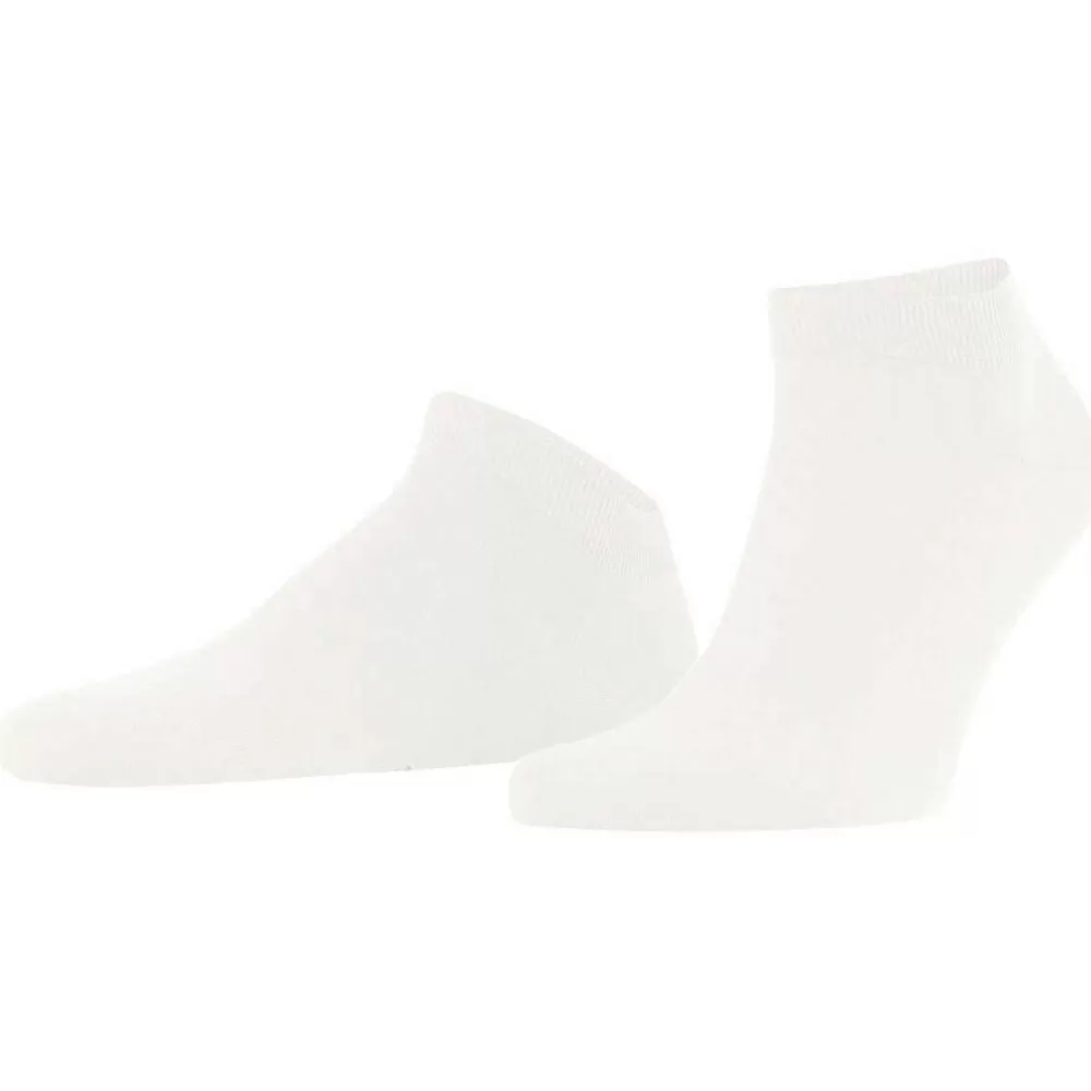 Falke Men's Socks^White Climawool Sneaker Socks
