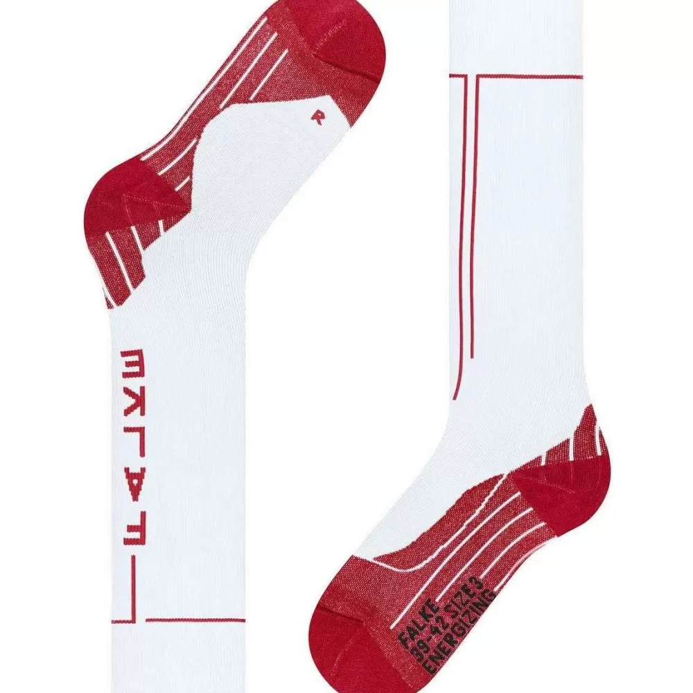 Falke Men's Socks^White Energizing Knee High Health Socks