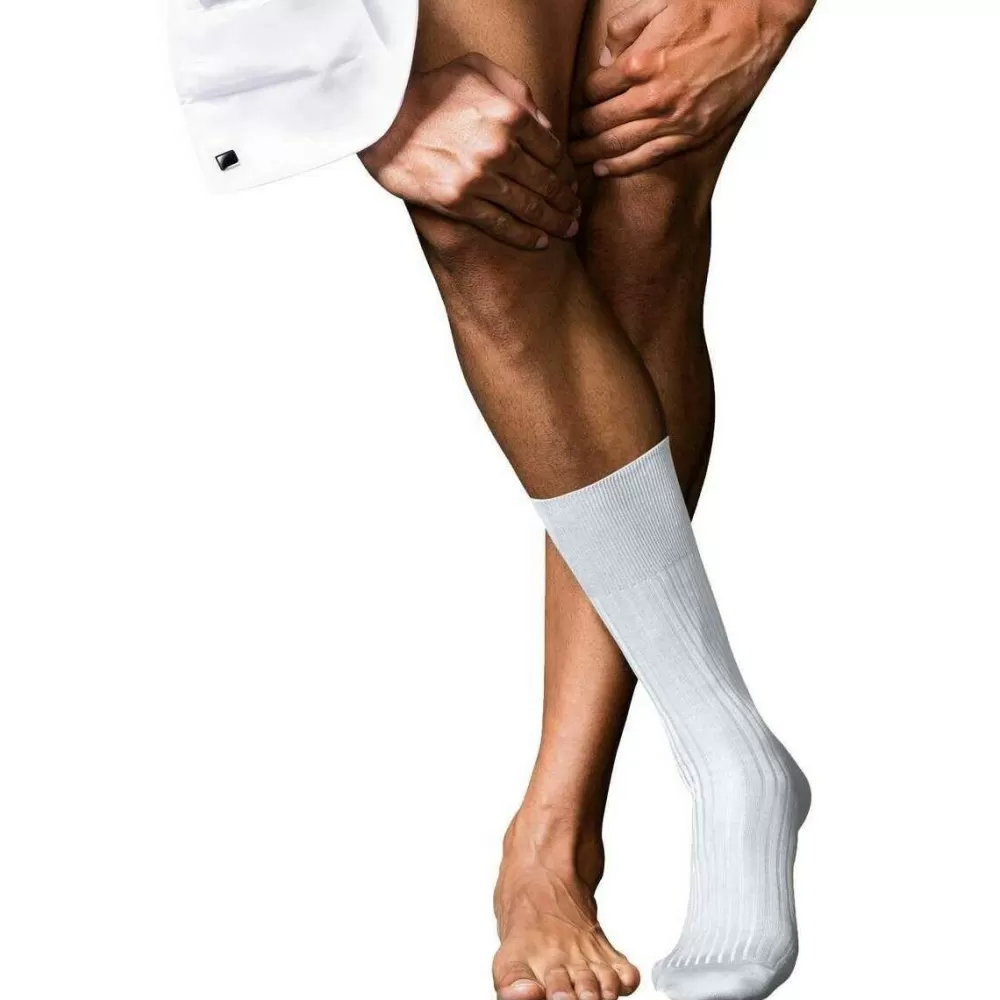 Falke Men's Socks^White No 10 Pure Fil D´Ecosse Socks