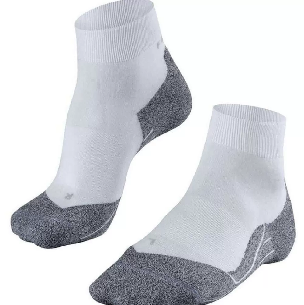 Falke Men's Socks^White Running 4 Light Short Socks
